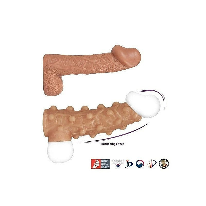 Nude Realistic Cock Sleeve 3 Medium By Kokos - Pumps, Extenders and Sleeves