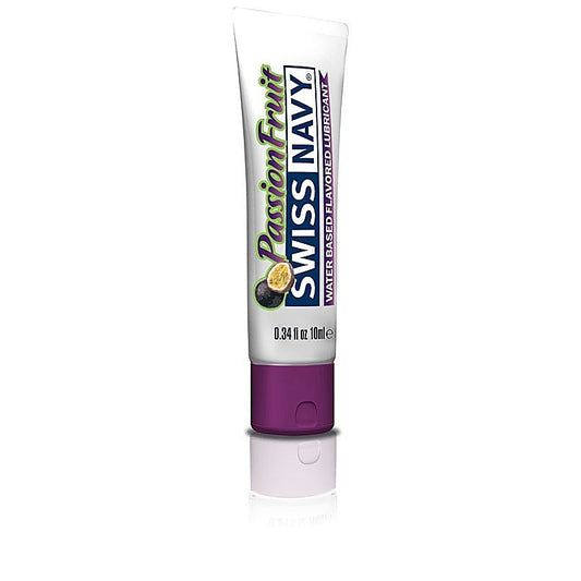 Swiss Navy Tropical Passion Fruit Lubricant - 10ml of Delicious Delight - Water Based Lubes