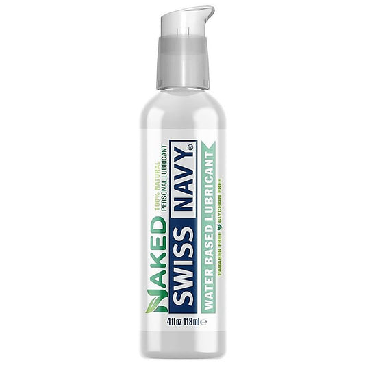 Swiss Navy NAKED - 100% Natural Intimate Lubricant - Water Based Lubes