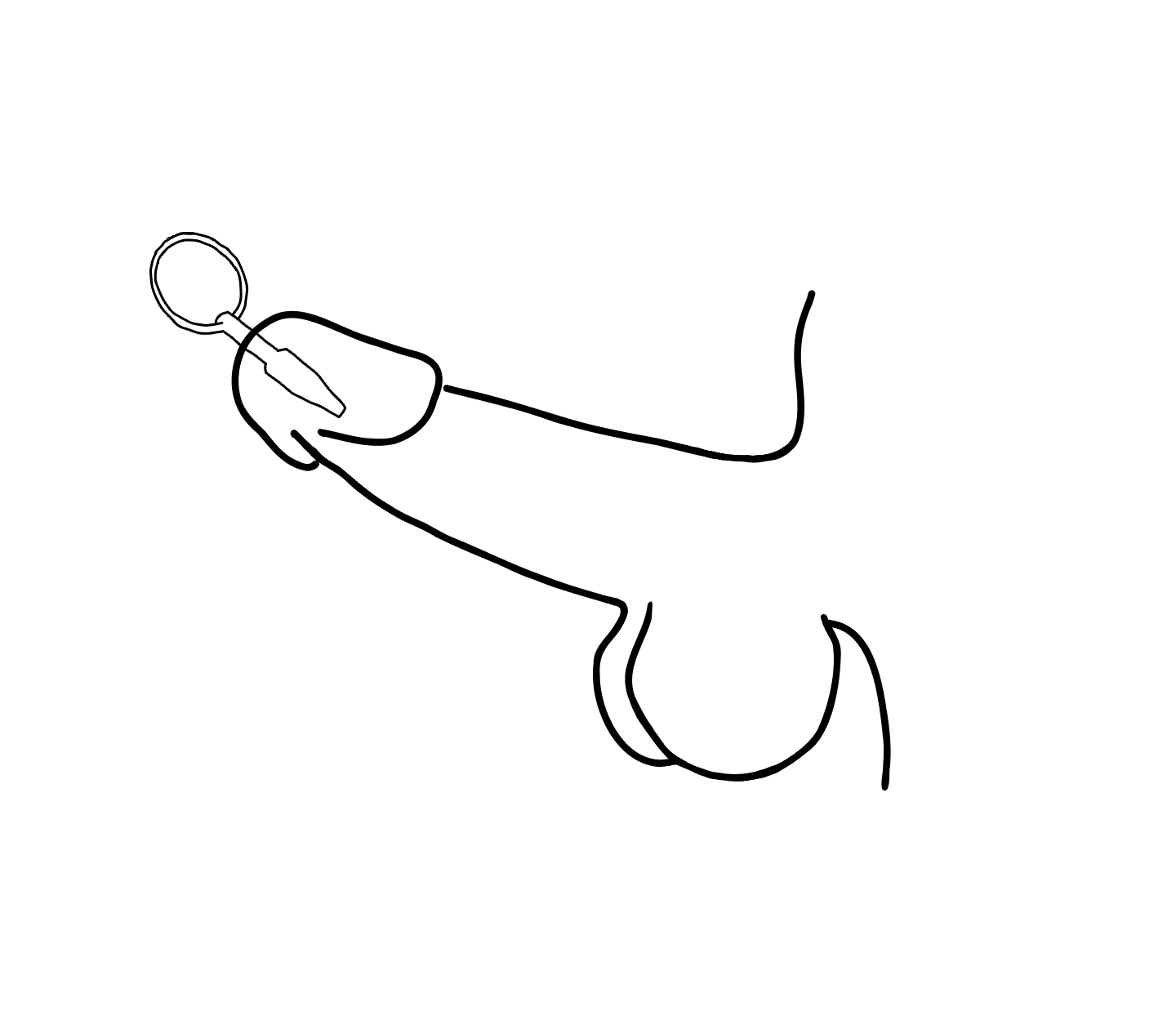 Love In Leather Cum Thru Penis Plug With Ring - - Urethral Sounds