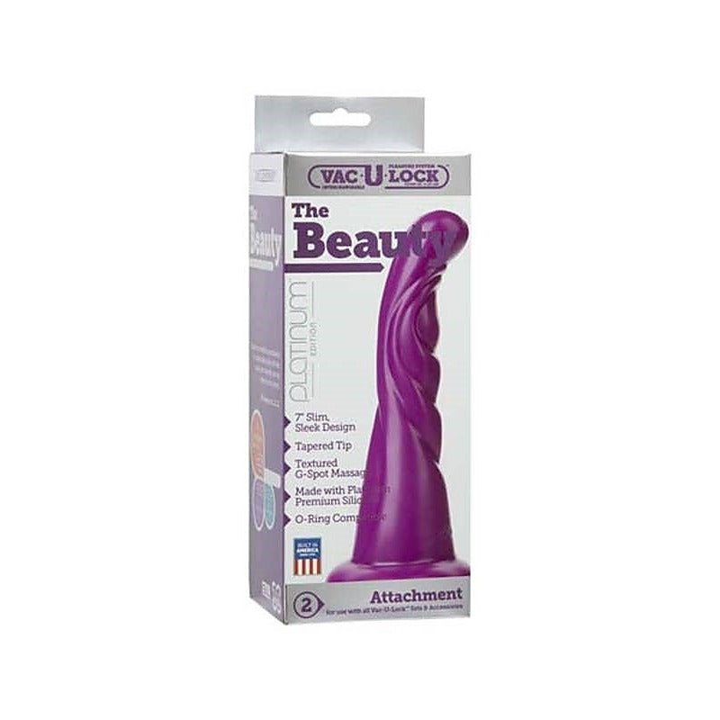 The Beauty Strap-On Purple By Doc Johnson - Strap On Sextoys
