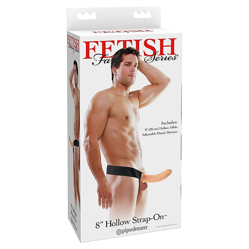 Fetish Fantasy Hollow 8 Inch Strap-On By Pipedream Products - Strap On Sextoys