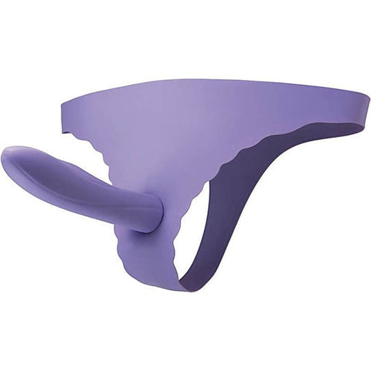 Vibe Therapy Gratify L/XL Lavender Adjustable Strap-On - Strap On Sextoys