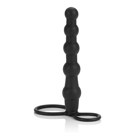 Silicone Beaded Double Rider Anal Beads - Strap On Sextoys