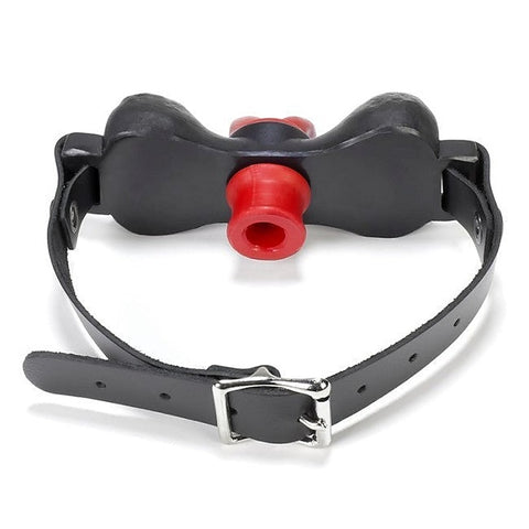 Milkbone Mouth Gag With Straps By Oxballs - Strap On Sextoys