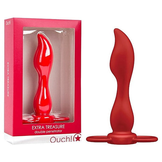 Ouch! Extra Treasure Strap-On By Shots Toys - G-Spot Vibrators