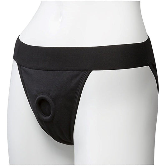 Vac-U-Lock Panty Harness Plug Full Back By Doc Johnson - Strap On Sextoys