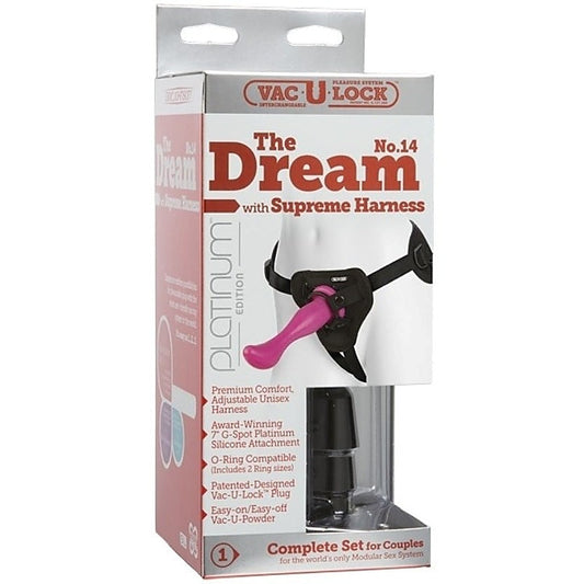 Vac-U-Lock Platinum The Dream No. 14 By Doc Johnson - Strap On Sextoys