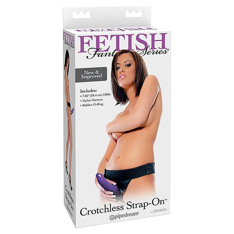 Fetish Fantasy Crotchless Strap-On With Dildo - Strap On Sextoys