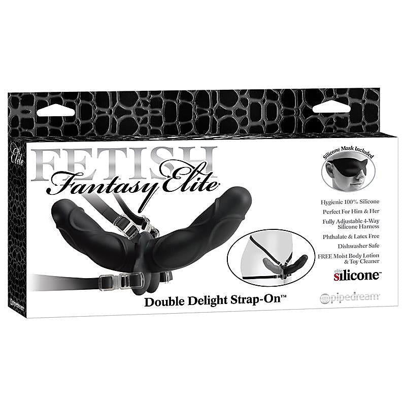 Fetish Fantasy Elite Double Delight Strap-On Dildo - Strap On Sextoys