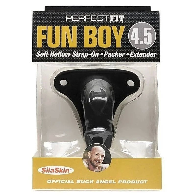 Fun Boy 4.5 Inch Soft Hollow Strap-On By Perfect Fit - Butt Plugs