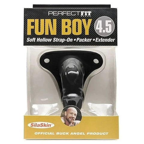 Fun Boy 4.5 Inch Soft Hollow Strap-On By Perfect Fit - Butt Plugs
