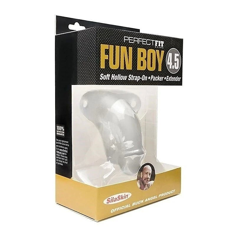 Fun Boy 4.5 Inch Soft Hollow Strap-On By Perfect Fit - Butt Plugs