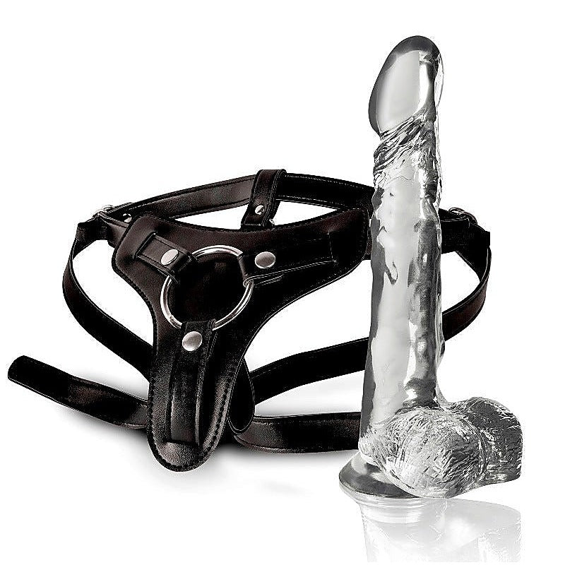 Invisible Hunter Strap-On Harness 8 Inch - Realistic Dildos