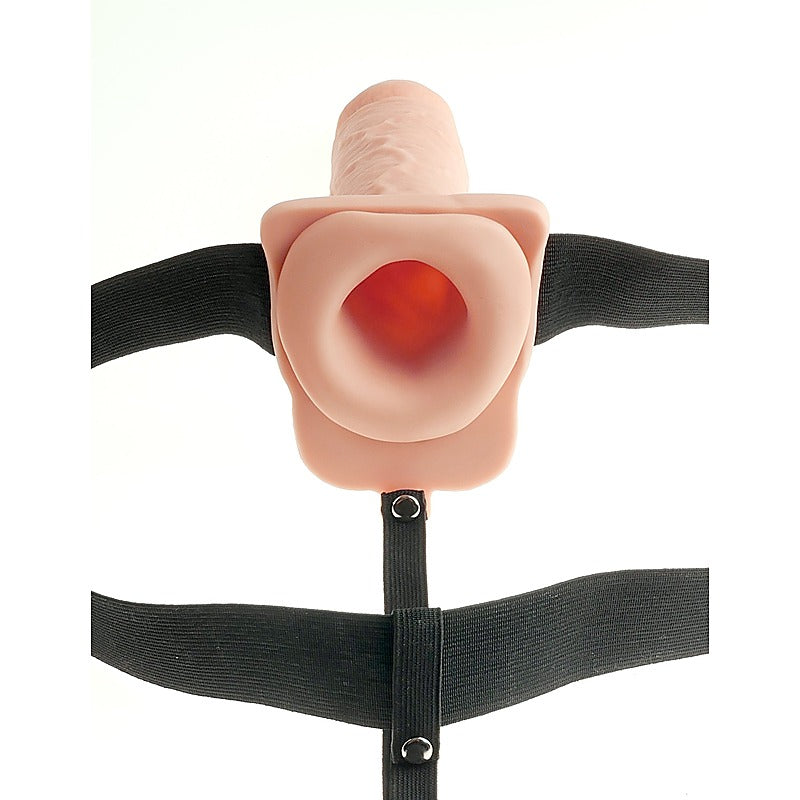 Fetish Fantasy 7 Inch Rechargeable Hollow Strap-On With - Strap On Sextoys