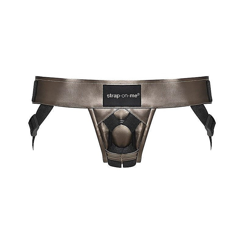 Curious Leatherette Harness By Strap-On-Me - Strap On Sextoys