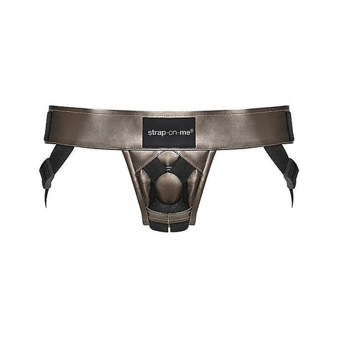 Curious Leatherette Harness By Strap-On-Me - Strap On Sextoys