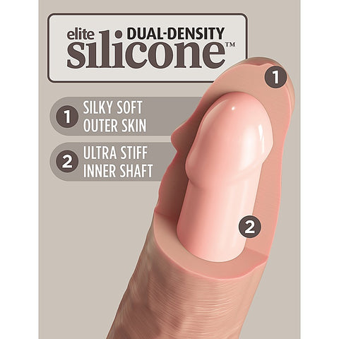 King Cock Elite Ultimate Vibrating Silicone Body Dock Kit - Realistic Dildos