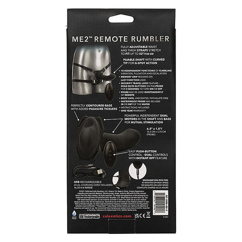 Her Royal Harness Me2 Remote Rumbler Strap-On Set - Strap On Sextoys
