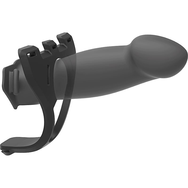 Be Bold 8In Large Dong 2 Pc Hollow Silicone Strap-On Set - Strap On Sextoys