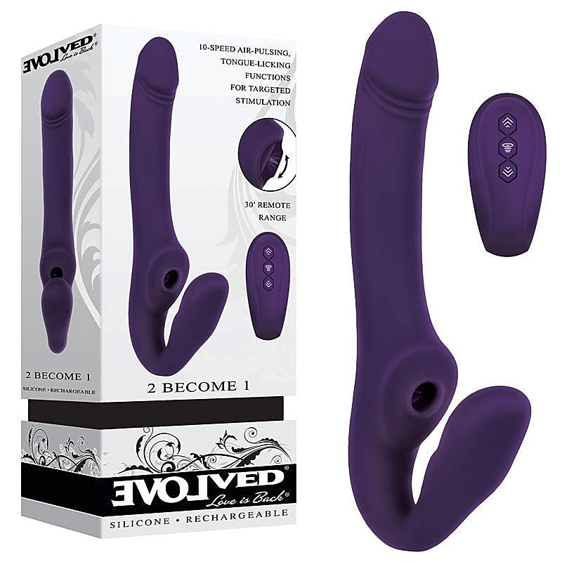 2 Become 1 Strapless Strap-On By Evolved - Strap On Sextoys