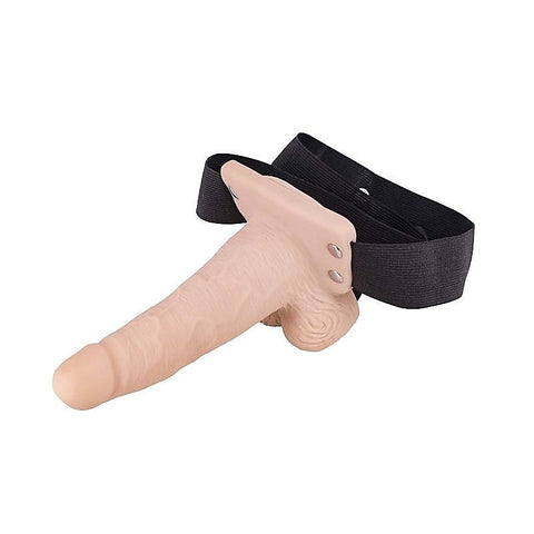 Erection Assistant Vibrating Hollow Strap-On By Nasstoys - Strap On Sextoys