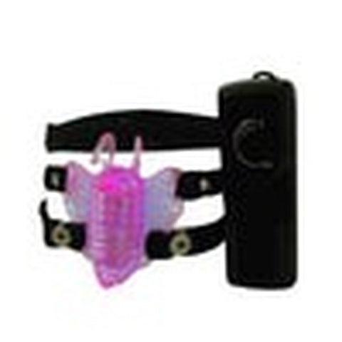 Micro Butterfly Strap-On Stimulator By Seven Creations - Strap On Sextoys