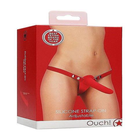 Silicone Adjustable Strap-On Dildo By Shots Toys - Strap On Sextoys