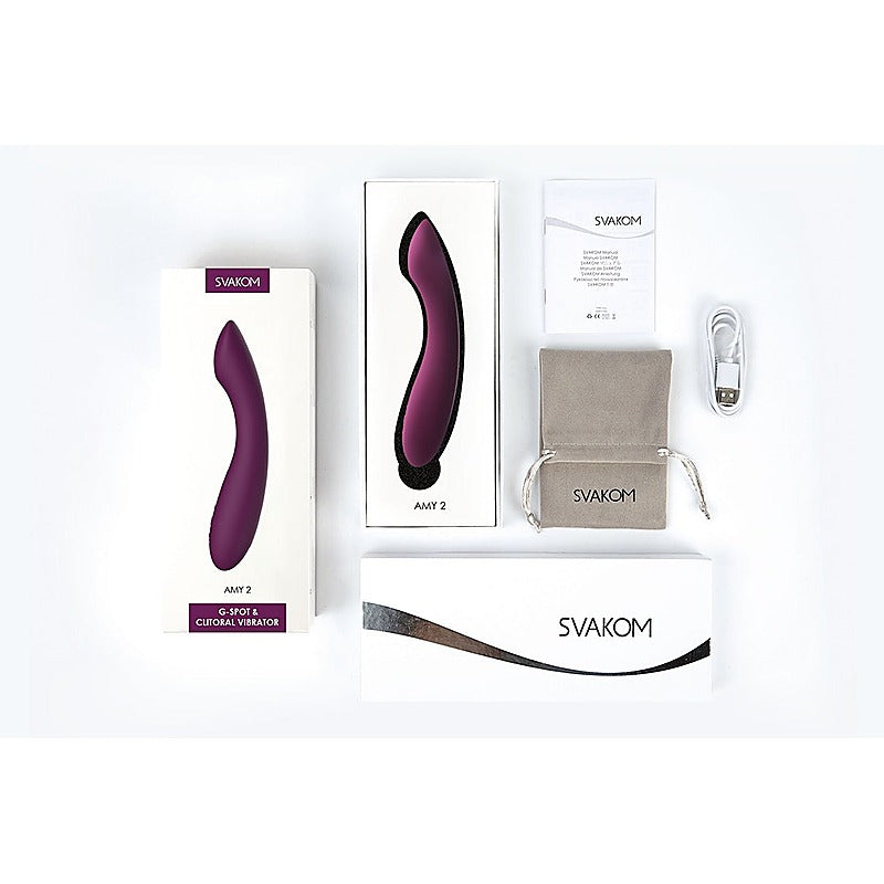 Svakom Amy 2 Flexible G-Spot Vibrator - G-Spot Vibrators