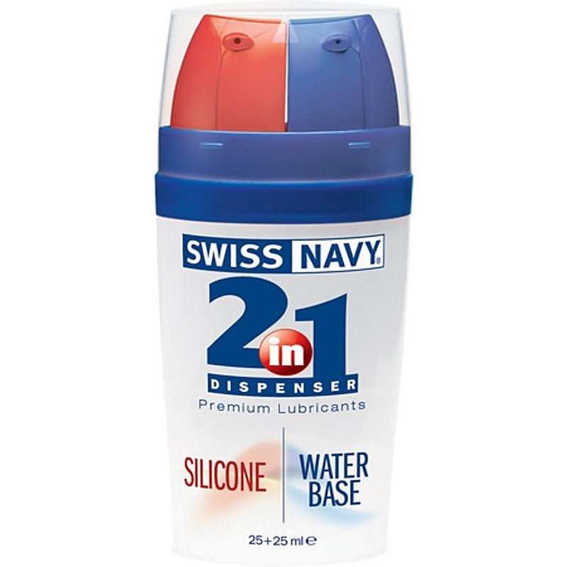 2-In-1 Silicone & Water Based By Swiss Navy - Water Based Lubes