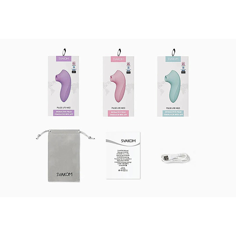Svakom Pulse Lite Neo Clitoral Stimulator - Clit Ticklers and Pulsators