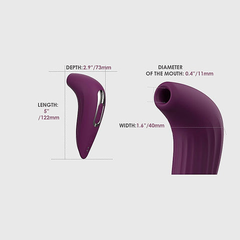 Pulse Union App-Controlled Clitoral Stimulator By Svakom - Clit Ticklers and Pulsators