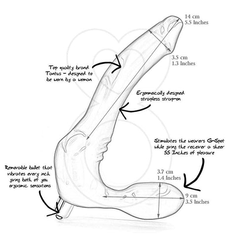 Feeldoe Slim Blue by Tantus - Strap On Sextoys