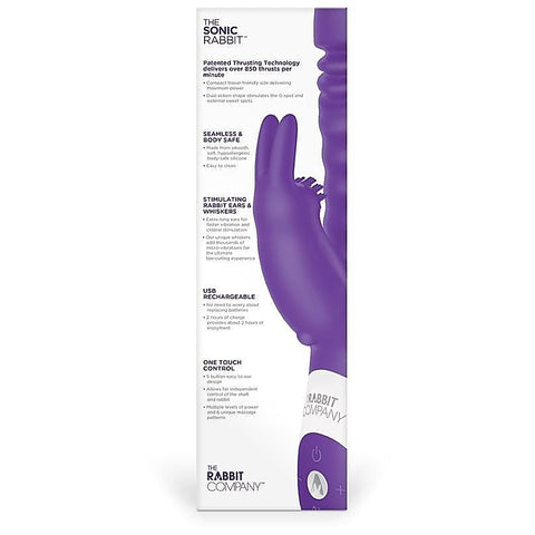 The Rabbit Company's Dual Stimulation Sonic Massager - Rabbit Vibrators