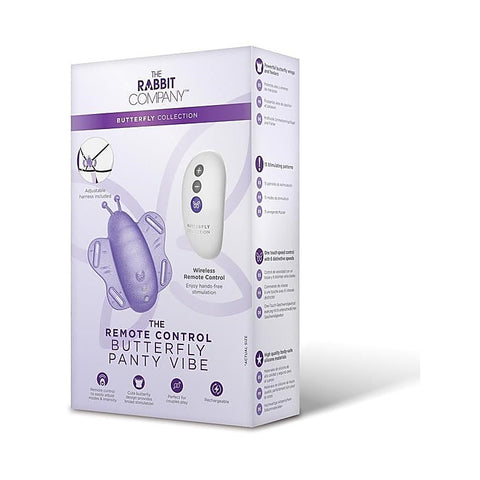 The Rabbit Company's Sensual Silicone Butterfly Panty Vibrator - Silicone Vibrators