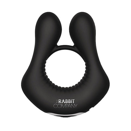 The Rabbit Company's Deluxe Vibrating Silicone Pleasure Ring - Silicone Cock Rings