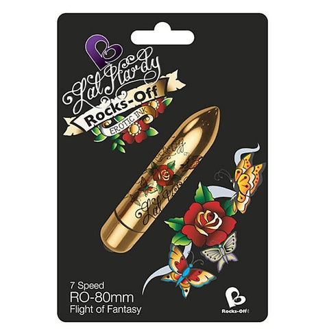 Rocks Off Erotic Ink 80mm 7 Speed Flight of Fantasy Vibrator - Waterproof Vibrators