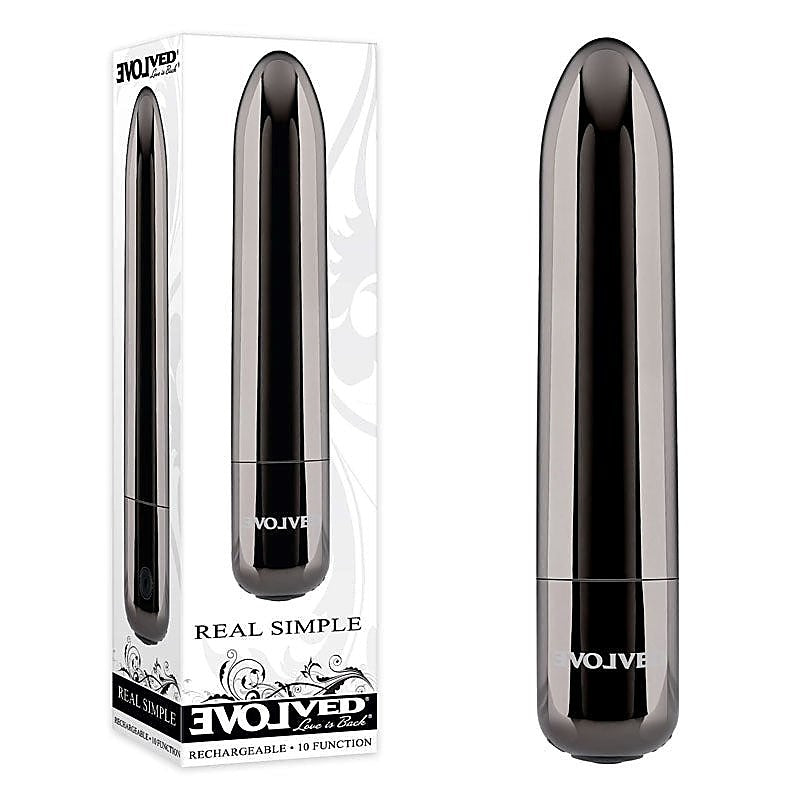 Evolved REAL SIMPLE Bullet - Powerful, Waterproof Pleasure Anytime - Bullet Vibrators
