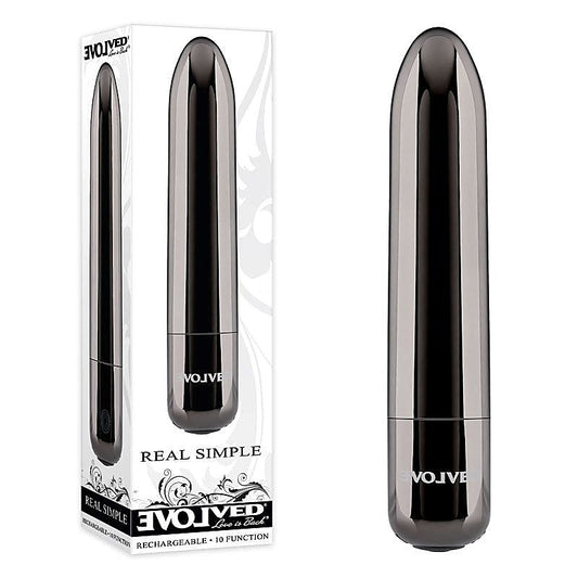 Evolved REAL SIMPLE Bullet - Powerful, Waterproof Pleasure Anytime - Bullet Vibrators