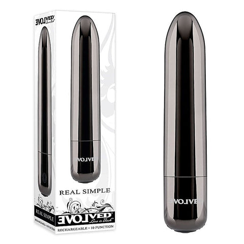 Evolved REAL SIMPLE Bullet - Powerful, Waterproof Pleasure Anytime - Bullet Vibrators
