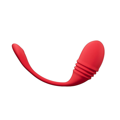 Lovense Vulse App Controlled Thrusting Love Egg Vibrator - Remote Control Vibrators