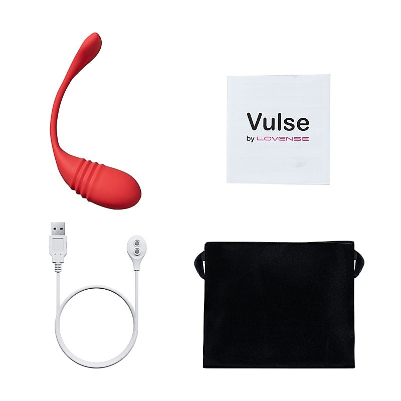 Lovense Vulse App Controlled Thrusting Love Egg Vibrator - Remote Control Vibrators