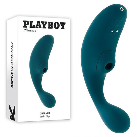 Playboy Pleasure CHARMER Clitoral Suction Vibrator - Clit Ticklers and Pulsators
