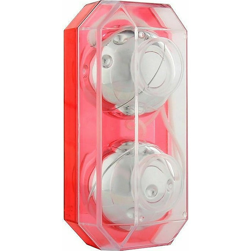Silver Plastic Boxed Duo Ben Wa Balls By Seven Creations - Love Eggs and Kegel Exercisers