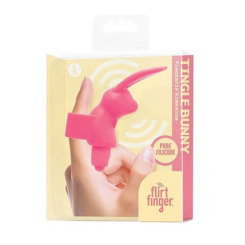 Flirt Finger Tingle Bunny G-Spot Vibrator - Finger and Tongue Vibrators