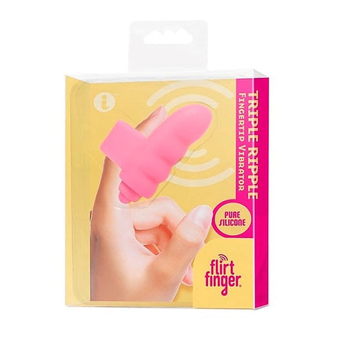 Flirt Finger Triple Ripple - Finger and Tongue Vibrators
