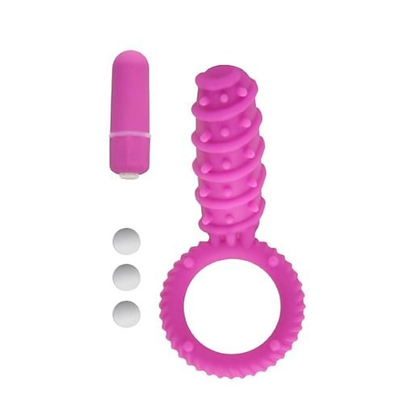 Simply Silicone 10X Love Button Cock Ring by Icon Brands - Cock Rings