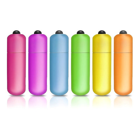 Neon Luv Touch Vibrating Bullet Massager Set By Pipedream - Waterproof Vibrators