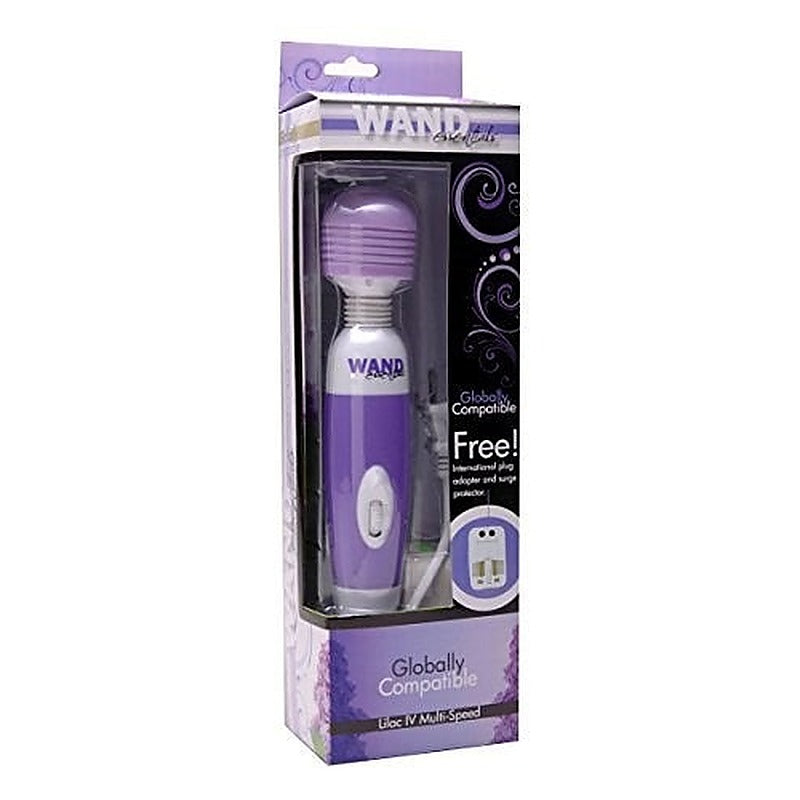 Lilac Iv Multi Speed Wand Massager By Xr Brands - Personal Massagers