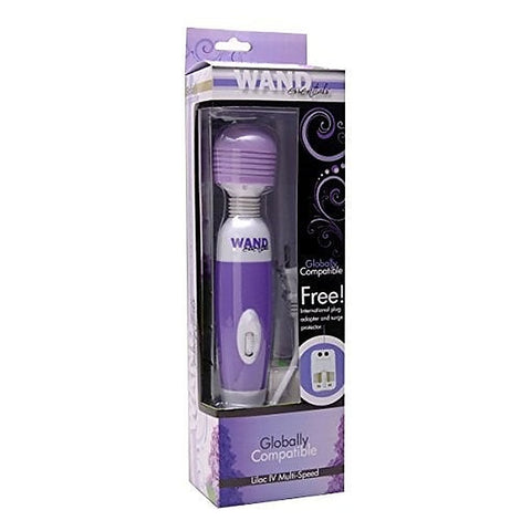 Lilac Iv Multi Speed Wand Massager By Xr Brands - Personal Massagers